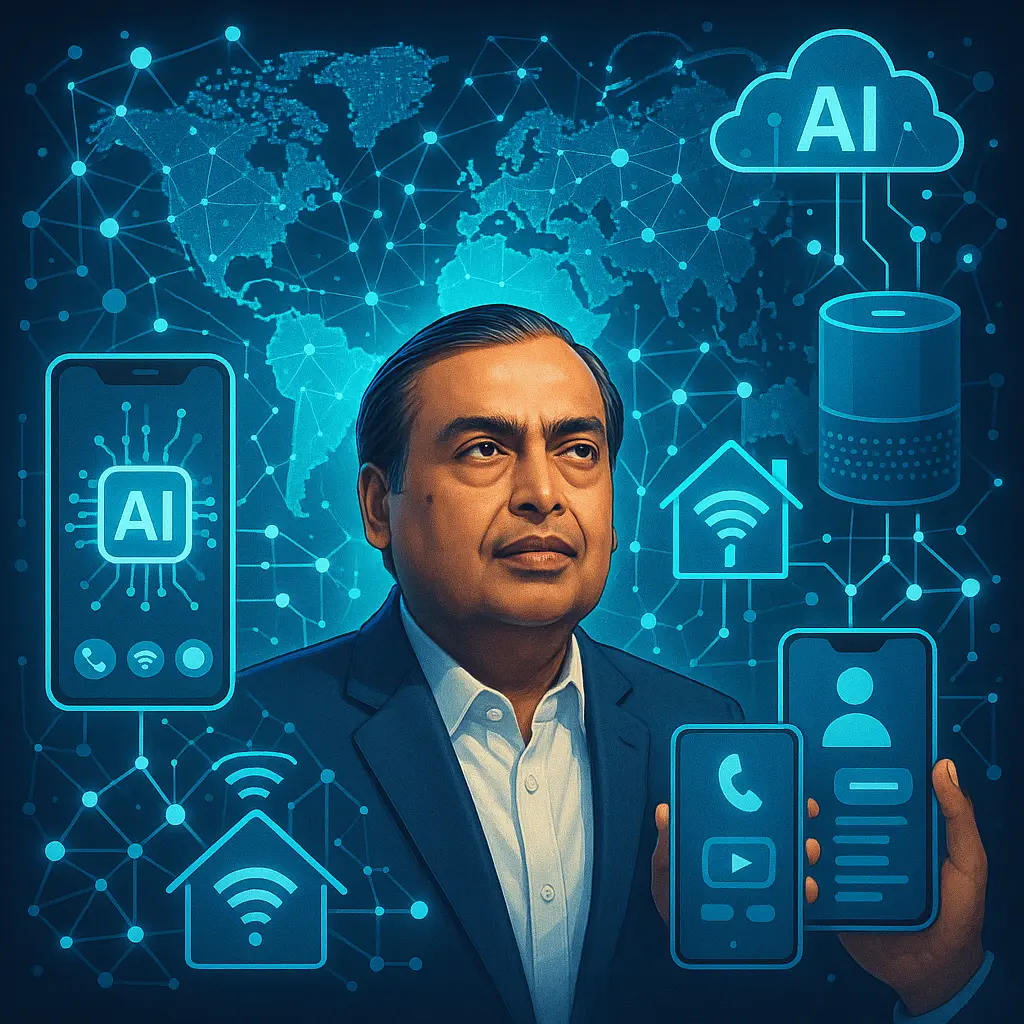 El multimillonario Ambani quiere IA en cada llamada, aplicación y hogar