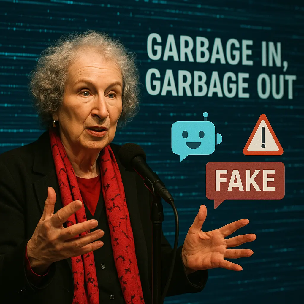 Margaret Atwood y la Calidad de Datos en la IA: 'Basura Entra, Basura Sale'