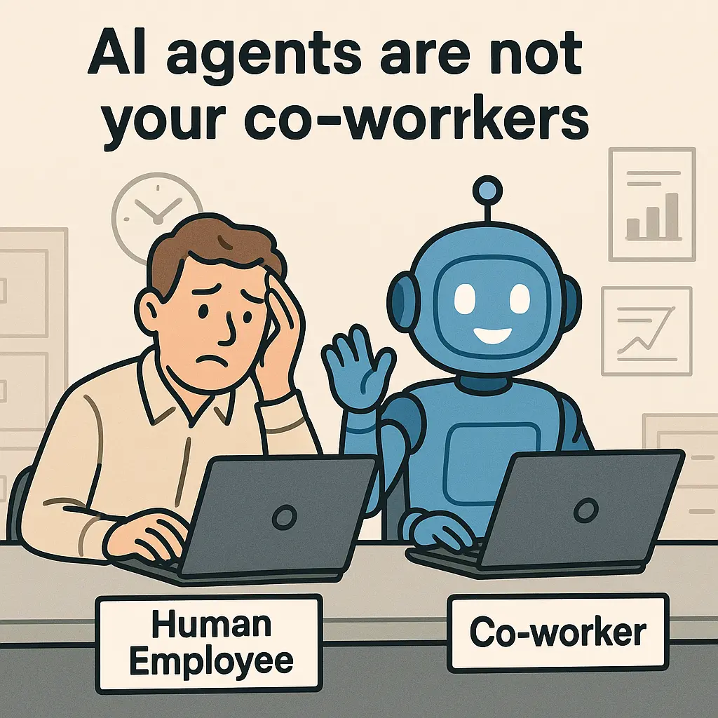 Los agentes de IA no son tus “compañeros de trabajo”